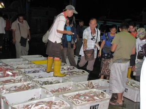 Fish auction in Kota Kinabalu