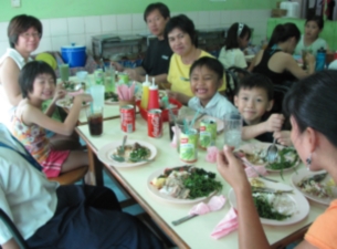 Platesfull of delicious Kadazan food