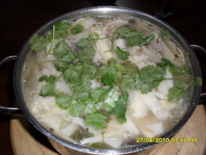 Pork rib with Bamboo shoots