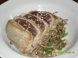 Seared Tuna with Udon