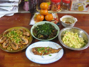 Lunar New Year dishes