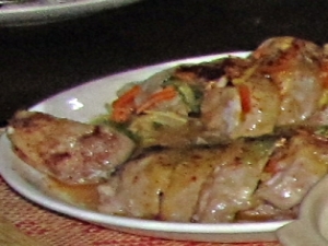 Stuffed Chicken Leg