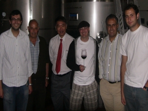 The winemaking team of Tornero
