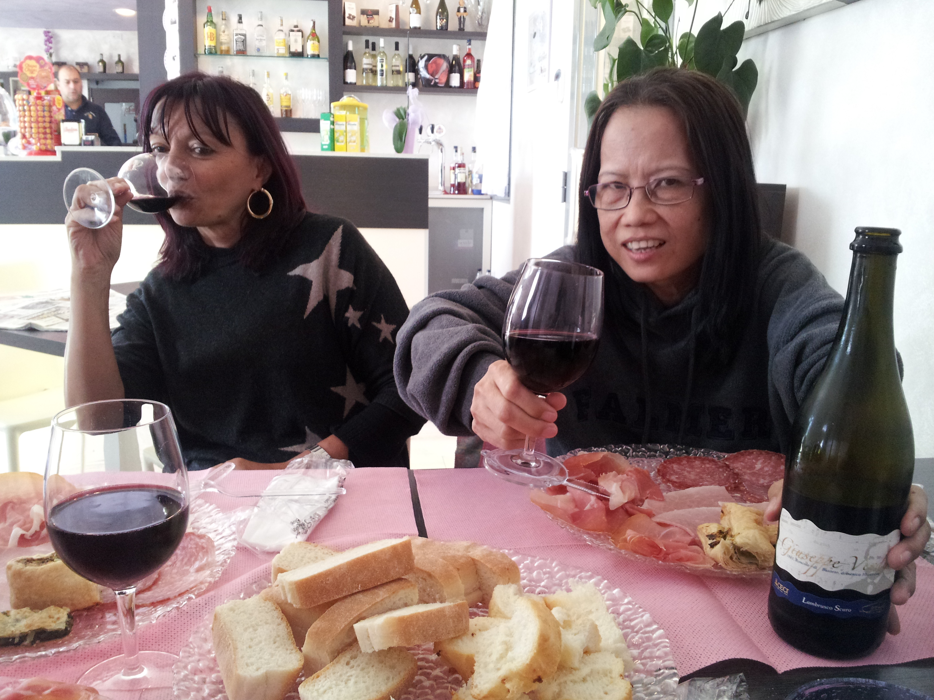 Simple lunch in Reggio Emilia