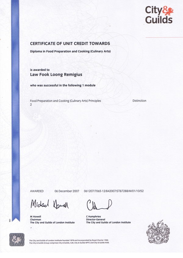 Theory Certificate